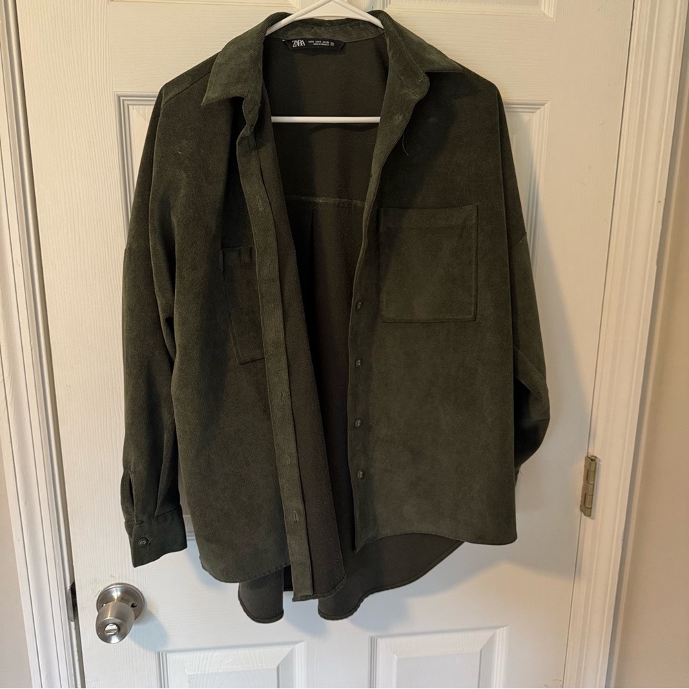 Zara oversized button up